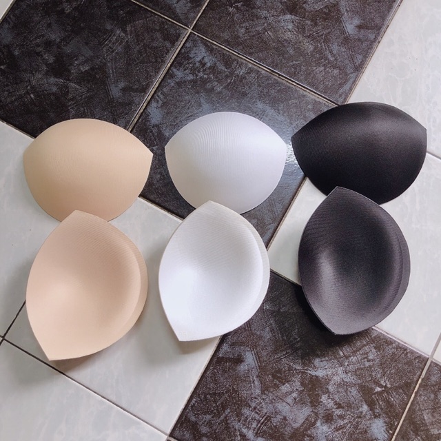 Mút xốp độn ngực hình oval phụ kiện may mặc