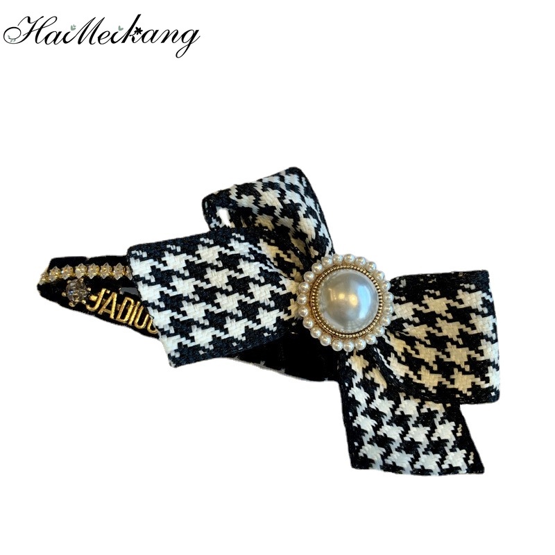 Kẹp tóc Haimeikang kiểu nơ đơn giản phong cách Hàn Quốc thời trang dành cho nữ