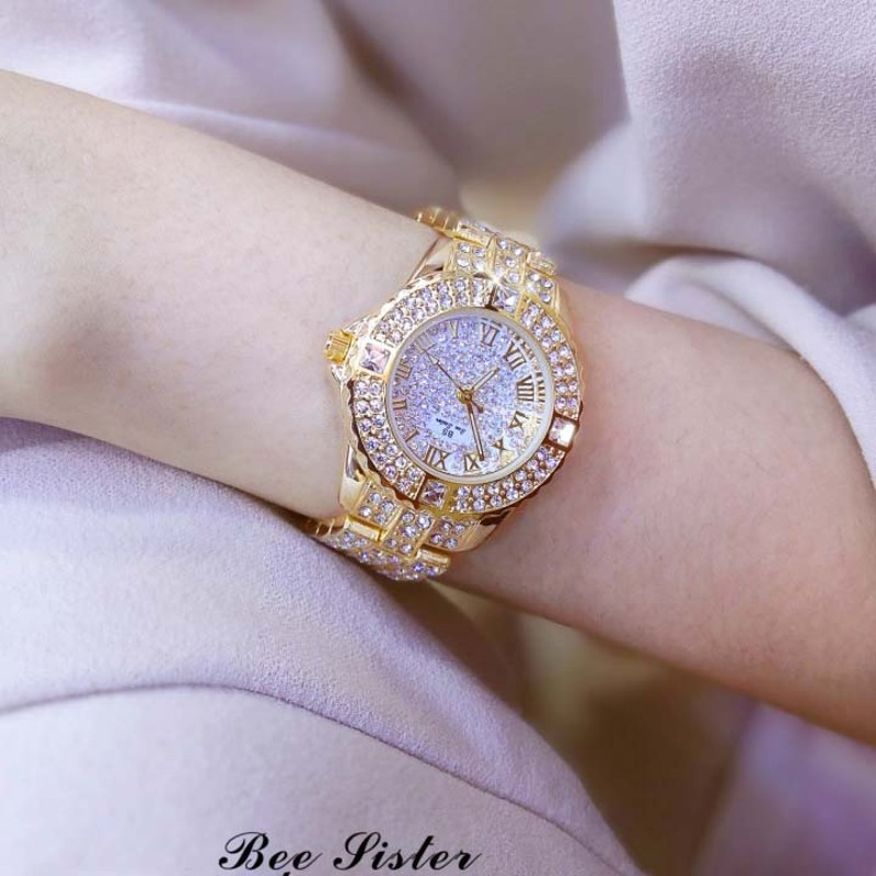 [ SALE SỐC ] Đồng hồ nữ BS Bee Sister, Đồng hồ dây thép đính đá thời trang700 | BigBuy360 - bigbuy360.vn
