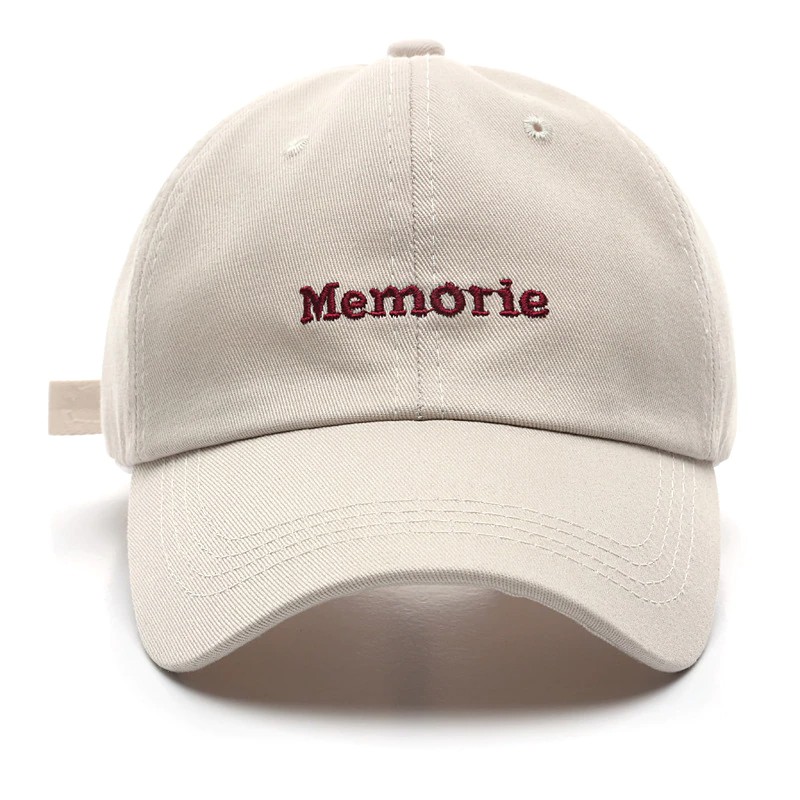Mũ lưỡi trai 🧢 Nón kết thêu chữ Memorie nam nữ cá tính Ulzzang thời trang chất đẹp hiệu LABIZI NK08