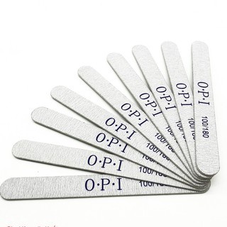 10 cái Dũa móng tay opi.dũa mỏng.dũa chữ D OPI