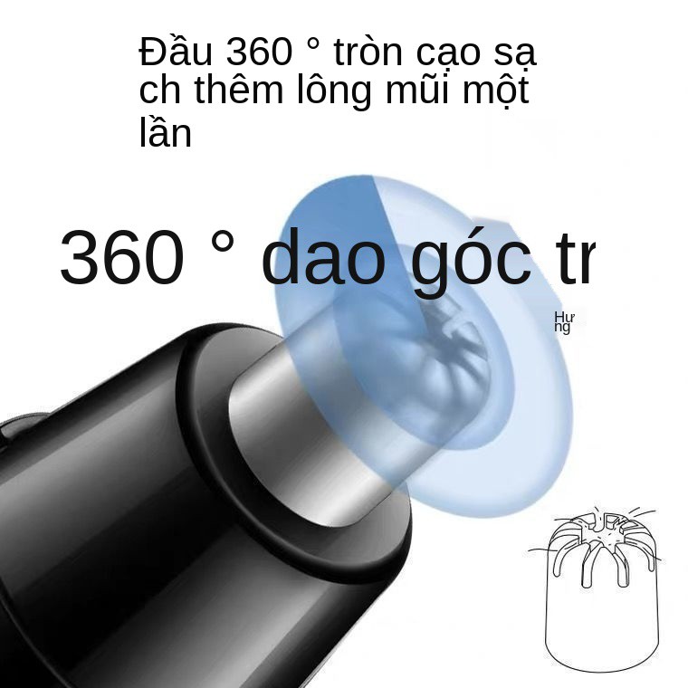 Dụng cụ cạo lông mũi không đau có thể sạc lại, máy tỉa bằng điện, cho nam, phụ nữ, kéo nữ