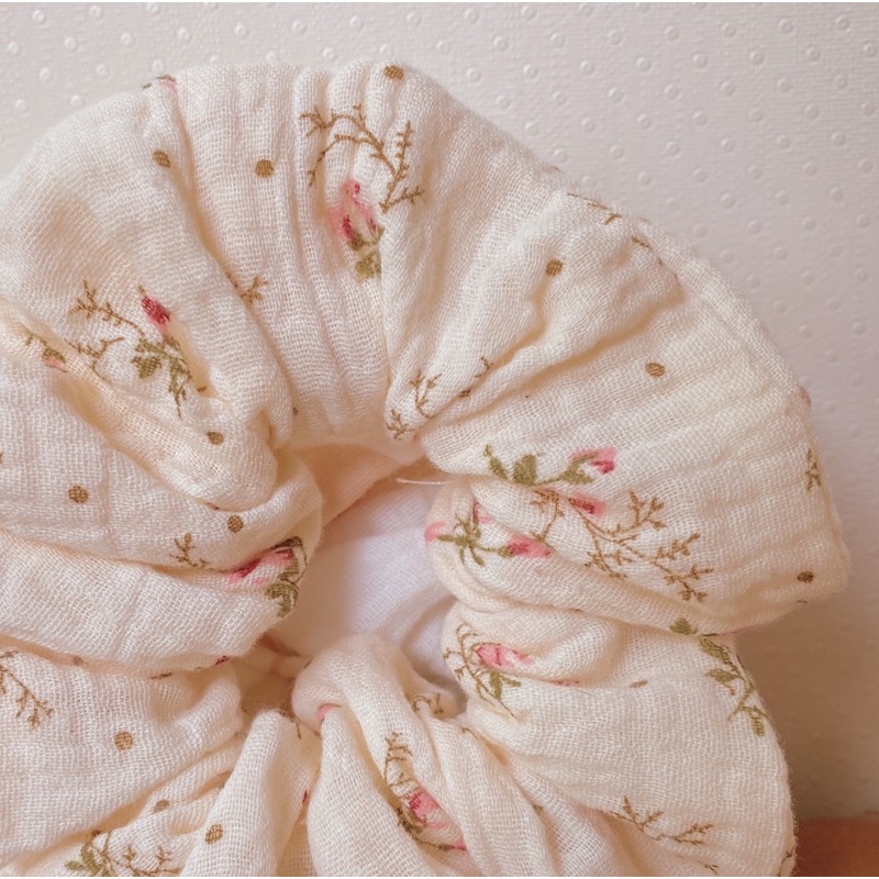 Buộc tóc vải - scrunchies - phiên bản size 13cm- 0303 studio ✿