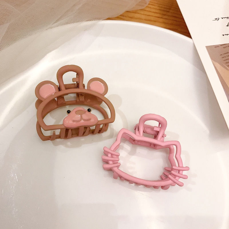 Kẹp tóc XIAODUOJIAJU kiểu dáng dễ thương tùy chọn cho bé gái