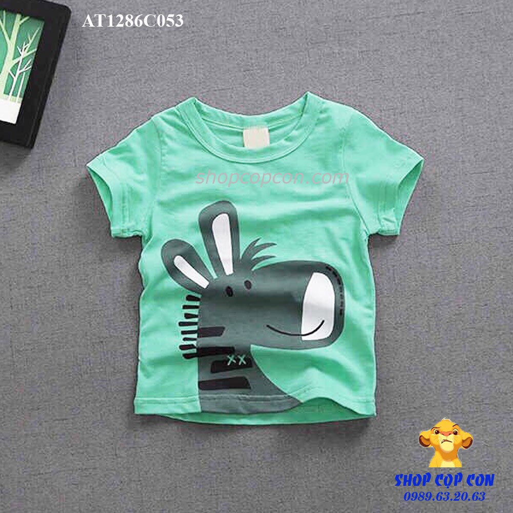 Áo thun bé trai in hình ngựa