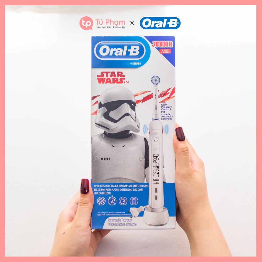 Bàn Chải Đánh Răng Điện Oral-B Dành Cho Bé 6+ Years