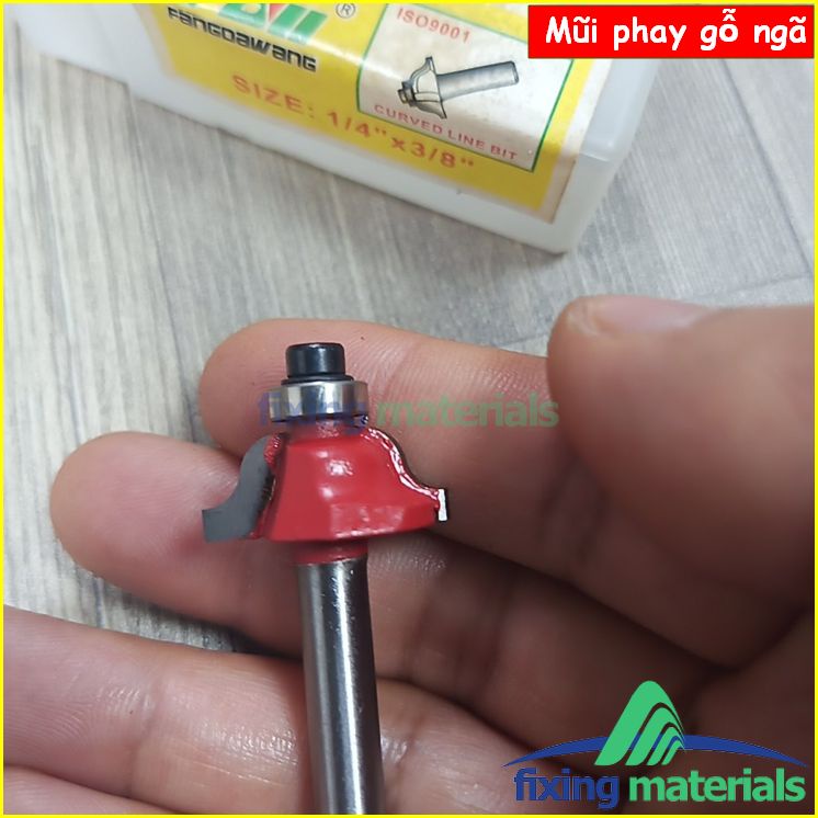 Mũi phay gỗ ngã, cốt 6.35mm-12.7mm