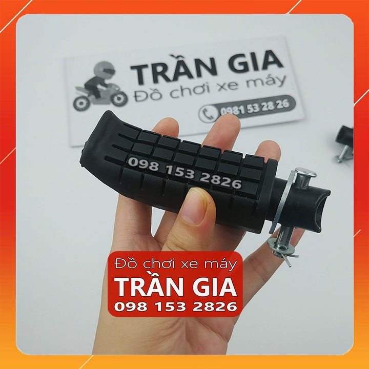 Gác chân sau cao su xe AB airblade 2008-2009-2010, VISION các đời, Wave 110 phụ kiện trang trí xe air blade