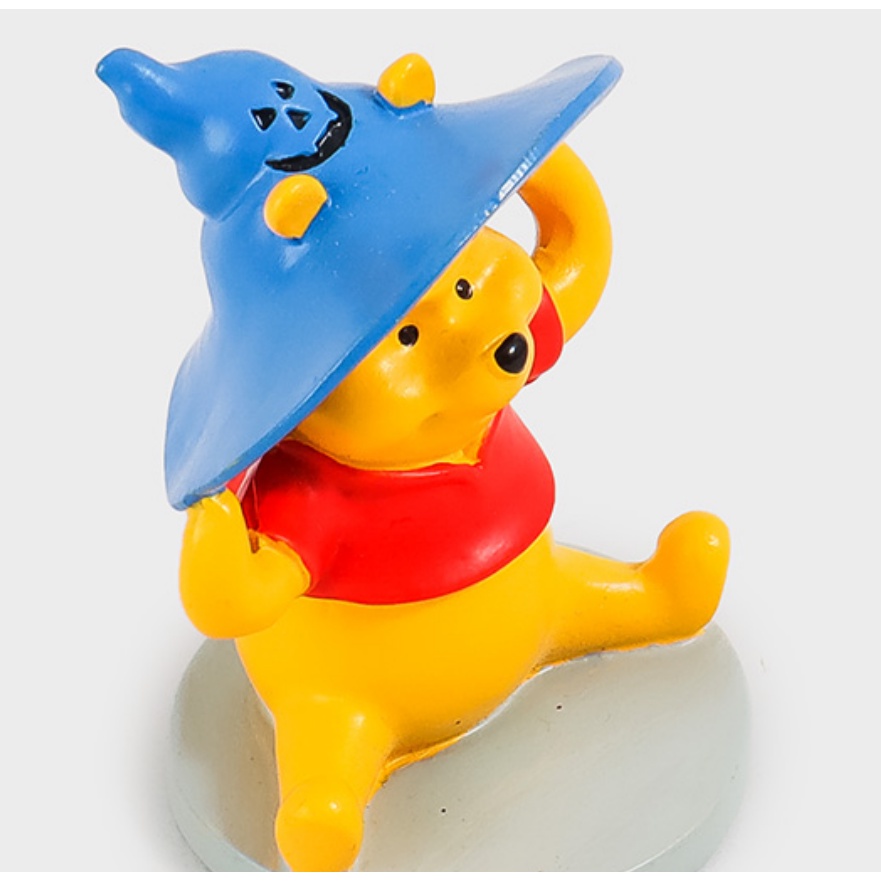DAISO Bộ 4 Mô Hình Gấu Pooh Trang Trí Halloween