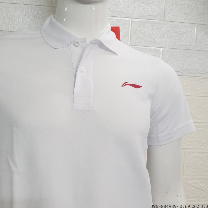 Áo thun thể thao PO.01 cổ bẻ thương hiệu Li-Ning chính hãng ( ẢNh, video shop làm ảnh thật )