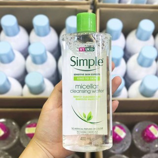 Nước Tẩy Trang Simple Kind To Skin Micellar Cleansing Water.
