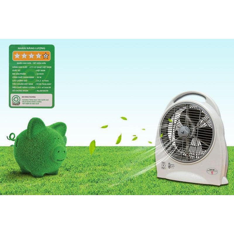 Quạt sạc Asia QS1001