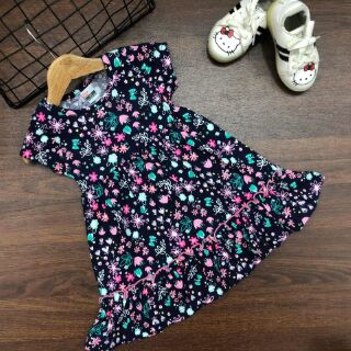 Đầm thun cotton cho bé gái