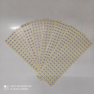 Size dán Stick dán size ( 1 tờ 144 stick )