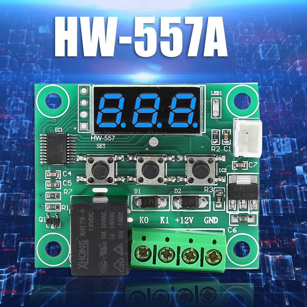 Bảng công tắc điều khiển cảm biến nhiệt kỹ thuật số W1209 chất lượng cao | WebRaoVat - webraovat.net.vn
