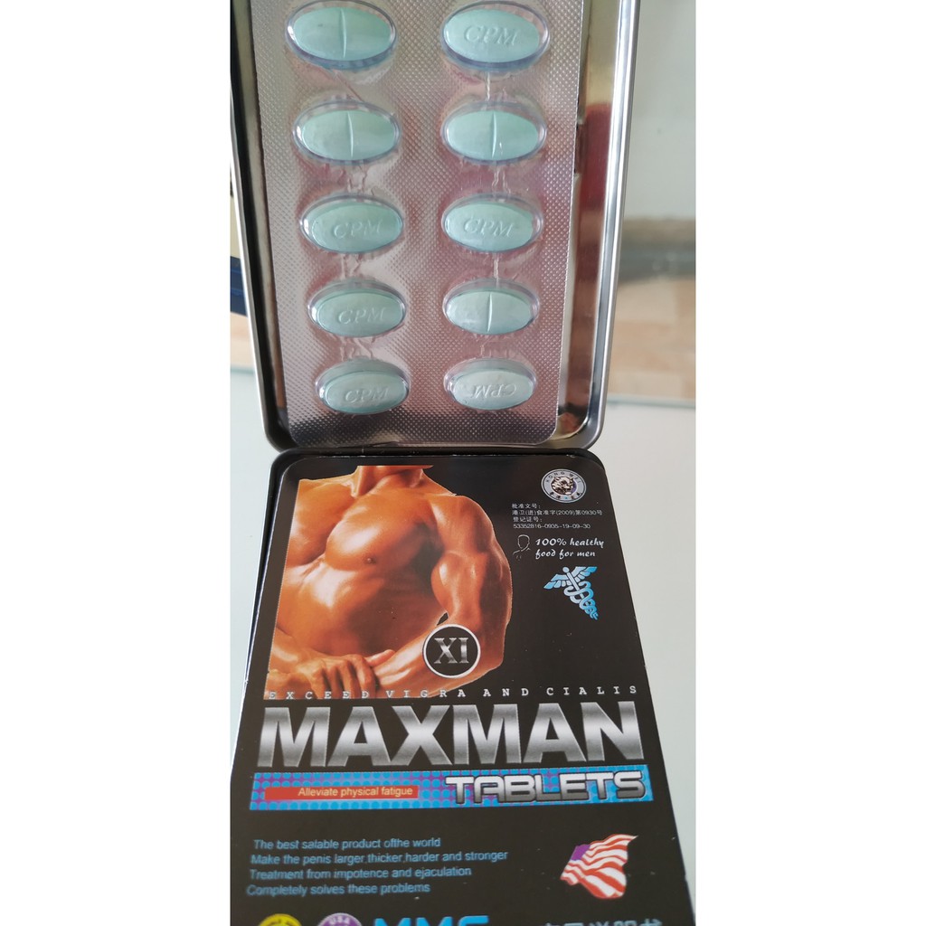 viên uống thảo dược tăng cường sinh lí maxman 3800