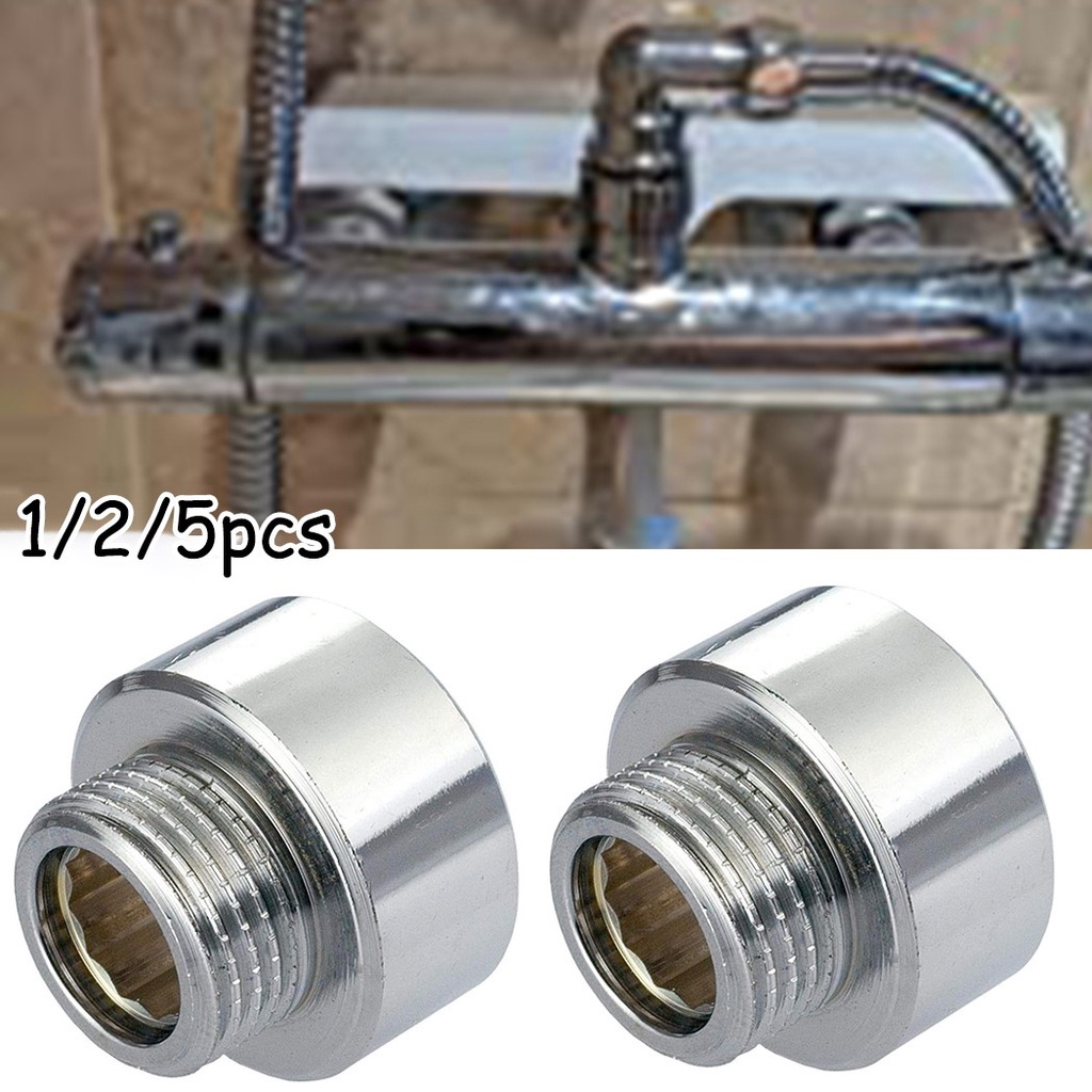 Đầu nối vòi hoa sen cái 3/4 sang đực 1/2 BSP được mạ crom cao cấp