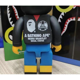 Mô hình Bearbrick A Bathing Ape và Stich 28 cm (400%)
