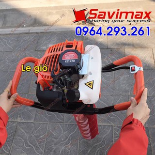 Máy khoan đất SUMO, model KD520 (Khoan đất trồng cây, khoan lỗ trụ, ...)