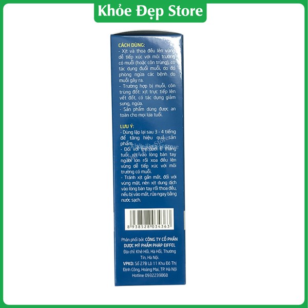 2 hộp chai xịt muỗi hương xả Tân Thành cho bé thảo dược - Chai thảo mộc 50 ml