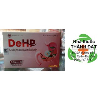DeHP hỗ trợ viêm loét dạ dày hành tá tràng do hp ( De HP)