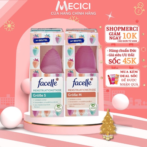 Cốc nguyệt san mẫu mới Size XS - S - M mẫu mới - Shop Mecici