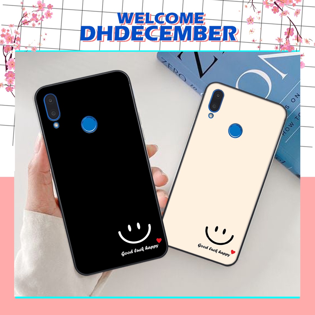 Ốp lưng Huawei NOVA 3i in hình nice ,good luck happy ốp xinh viền dẻo đẹp chất