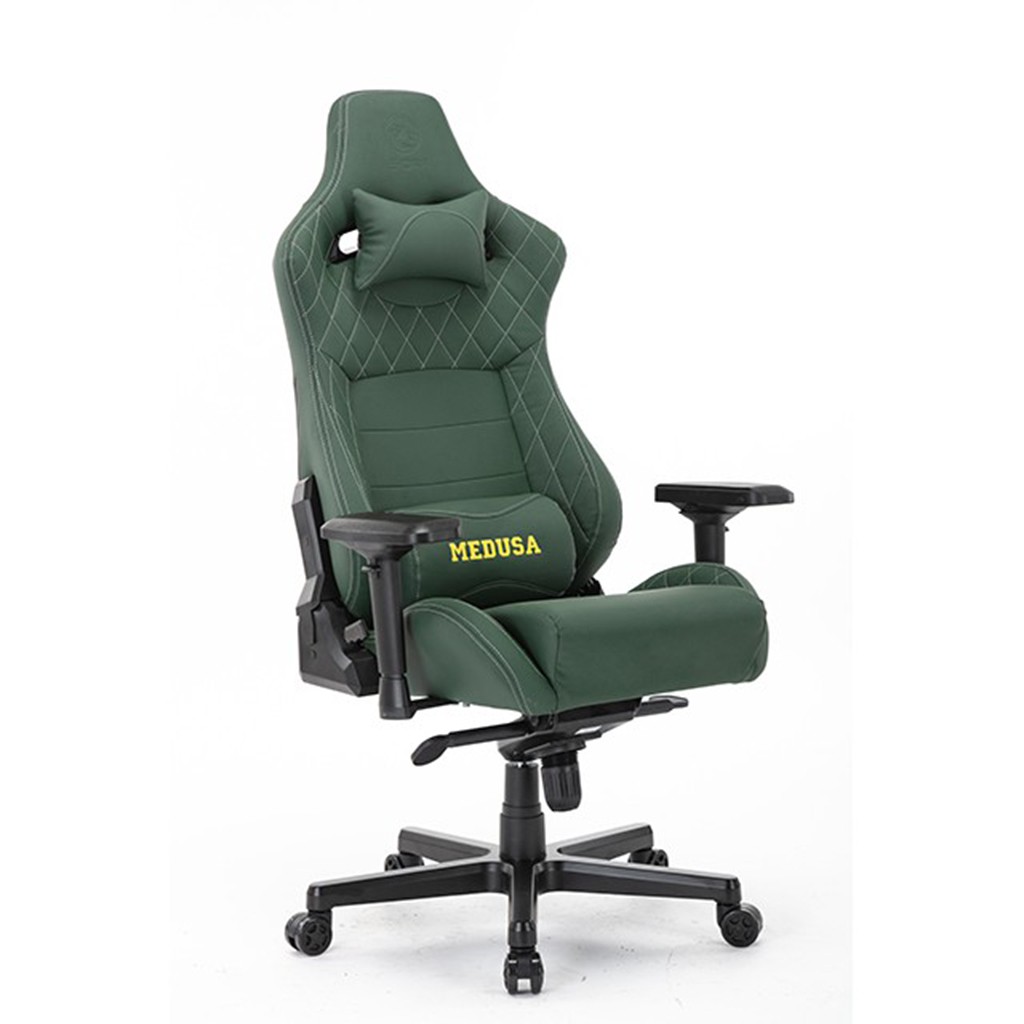 Ghế gaming cao cấp E-DRA MEDUSA EGC209 - Chất liệu da PU cao cấp, 3 màu xanh rêu, trắng, đen - Bảo hành 1 năm chính hãng