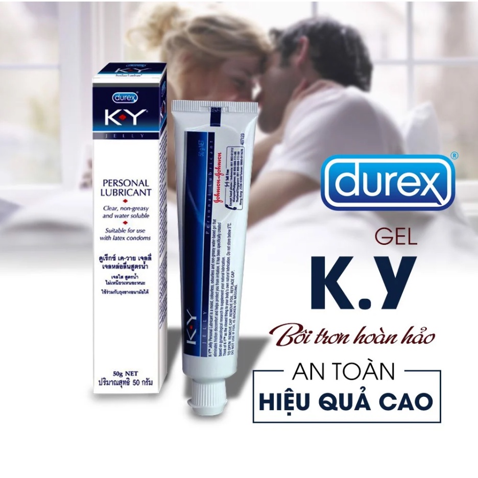 Gel bôi trơn Durex Ky cho cuộc yêu thêm hưng phấn - Tuýp 50g