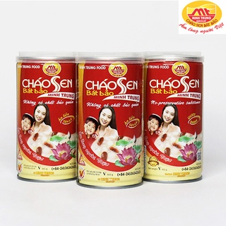 Cháo sen bát bảo Minh Trung ăn liền combo 3 lon - CSBB 3