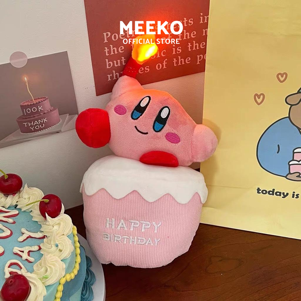 Gấu bông hát mừng sinh nhật Lala Birthday MEEKO Có nhạc + đèn phát sáng