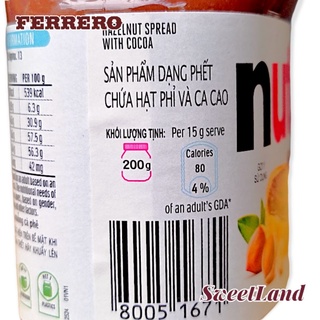 Bơ hạt phỉ Nutella hũ 250g nhập khẩu Úc🦘