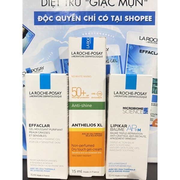 BỘ 03 SẢN PHẨM CHO DA VIÊM, DỊ ỨNG - LA ROCHE POSAY