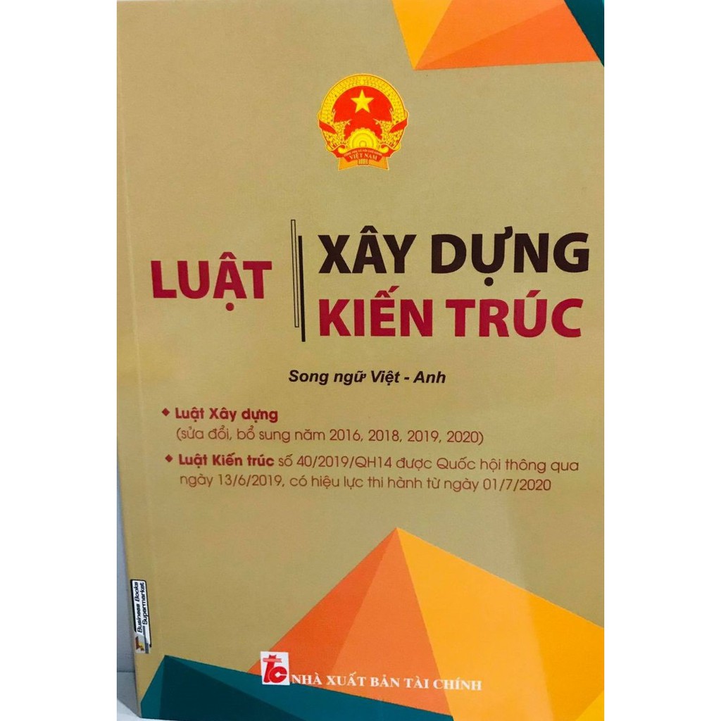 Sách – Luật Xây Dựng – Luật Kiến Trúc (Song Ngữ Anh – Việt )