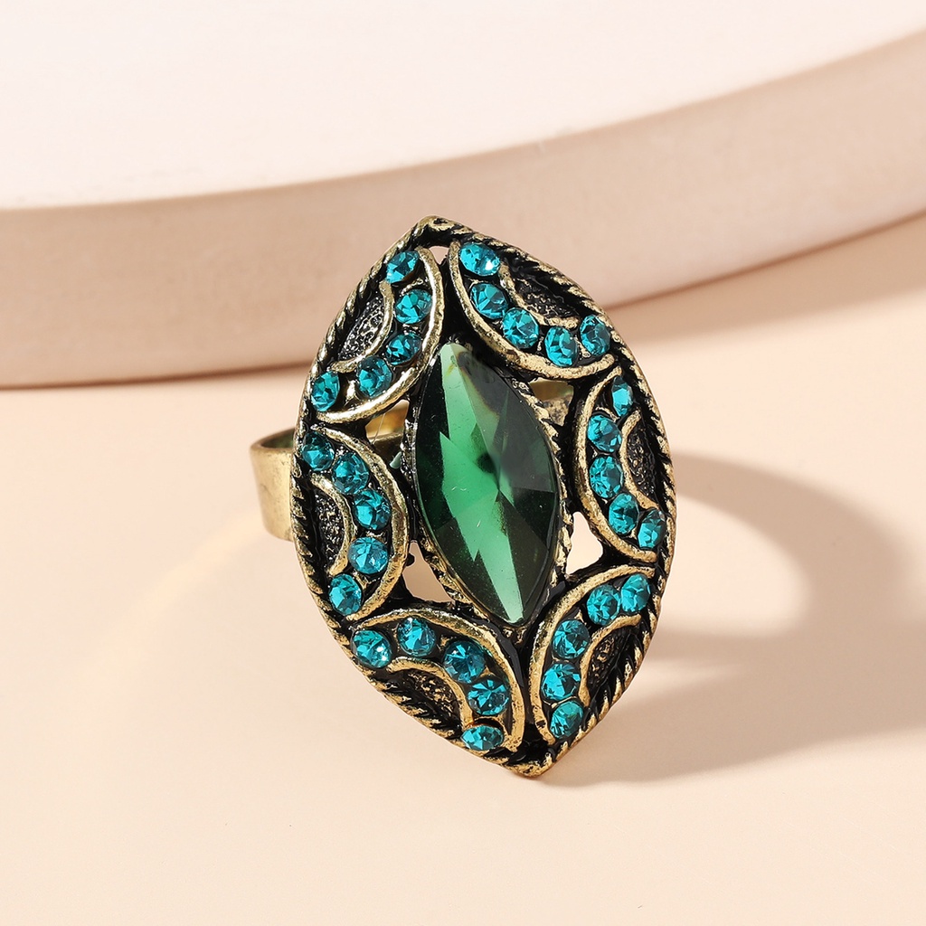 Nhẫn hợp kim đính đá thời trang cho nữ