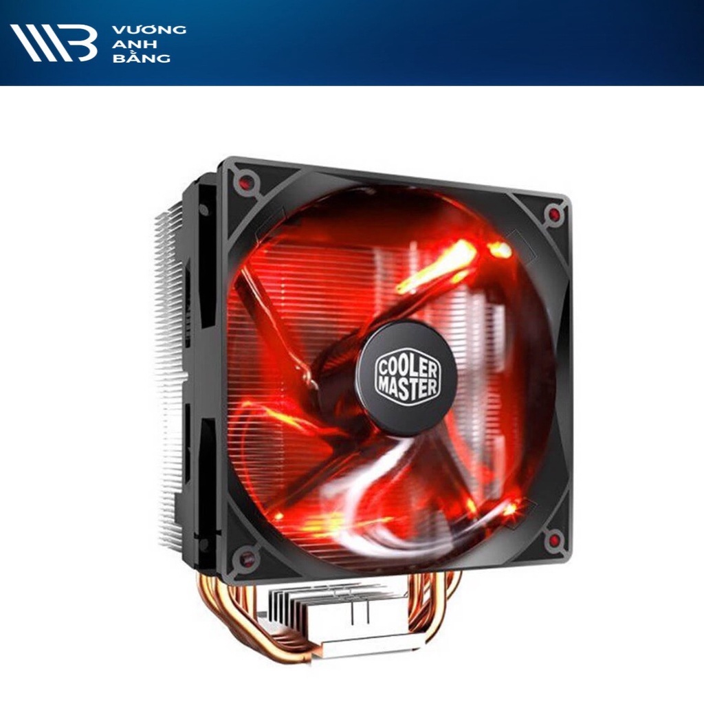 Tản nhiệt khí CPU 4 ống đồng VSP T400i 1 fan 12cm Đa năng. VI TÍNH QUỐC DUY