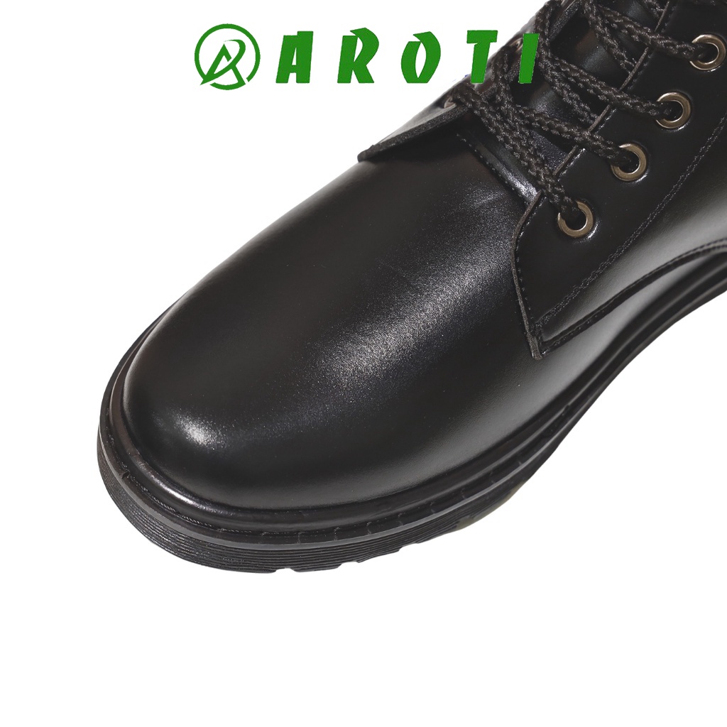 Giày combat boots nam cao cổ, đế khâu chắc chắn-mã m355