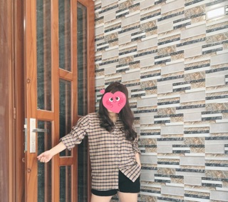 Áo sơ mi oversize caro