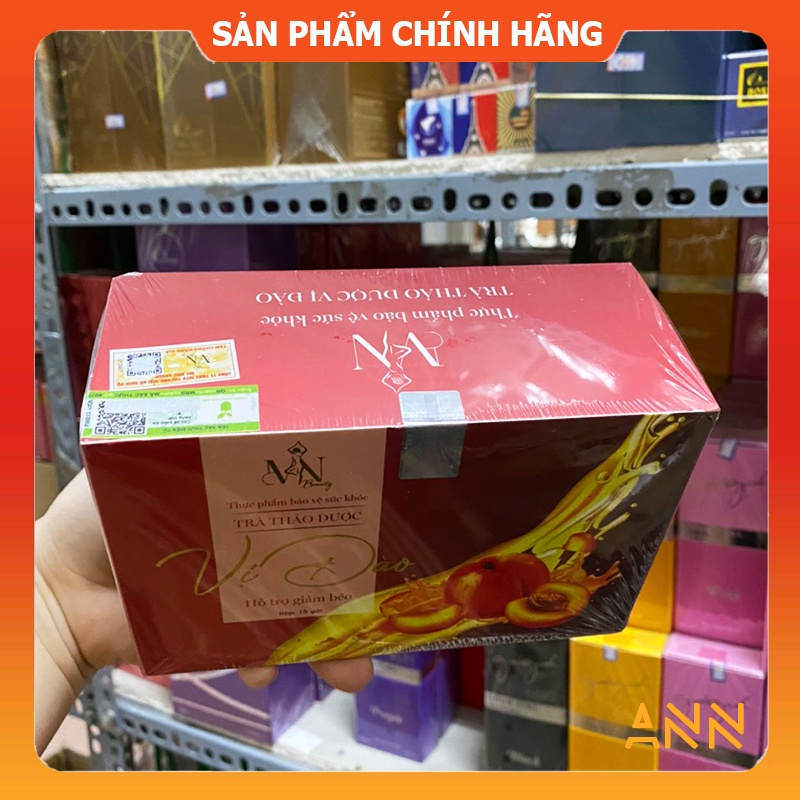 [Chính hãng] Trà Giảm Cân Vị Đào MN Beauty Group - Mỹ Phẩm Đông Anh - Giảm Cân Collagen X3