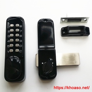 Khóa cửa mật khẩu cơ khí chống trộm 258A đen