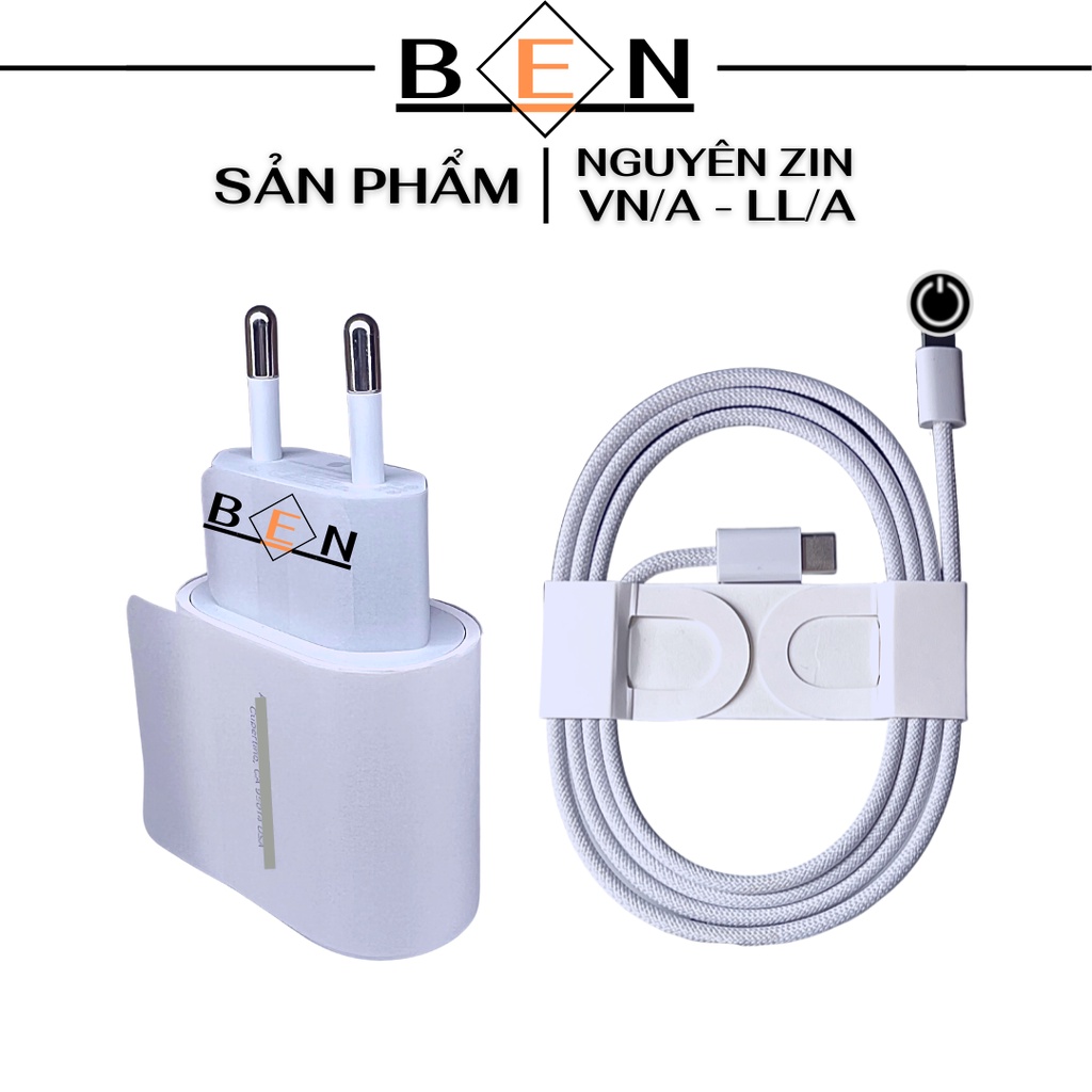 Bộ Sạc Nhanh 20w Chân Tròn EU Việt Nam Nguyên Zin New Seal