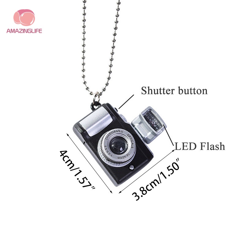 Mặt Vòng cổ/ Móc Khóa Hình Máy Ảnh 3D Thời Trang