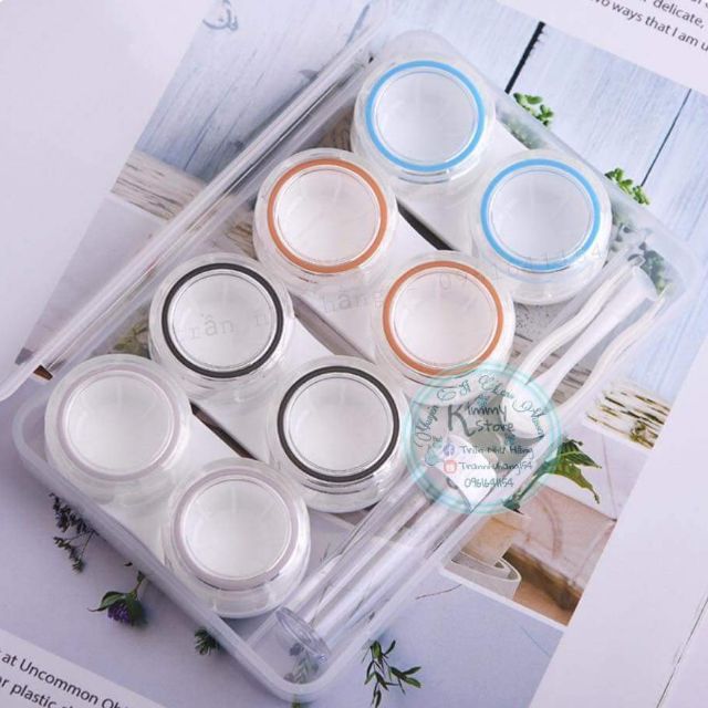 Case 4-5-6 đôi đựng lens kute ( ib chọn mẫu )