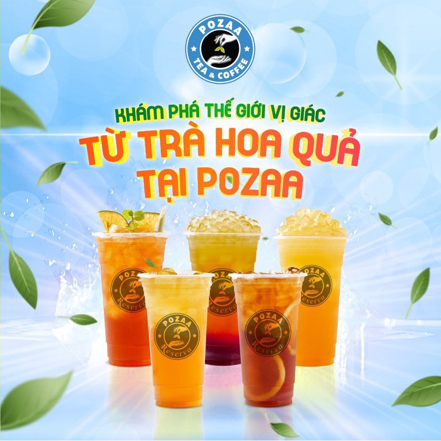 Toàn Quốc  Combo 03 ly Trà sữa Pozaa Tea bất kì size M