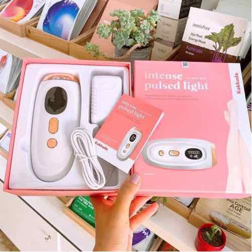 (tặng kính + dao cạo râu - BH 1 đổi 1) Máy Triệt Lông Intense pulsed light Kakkuda Hàn Quốc