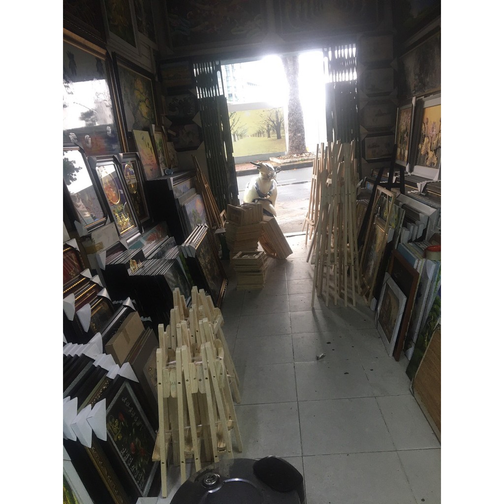 Giá Vẽ Tranh Khung Gỗ , Kích Thước 60x130 cm ,