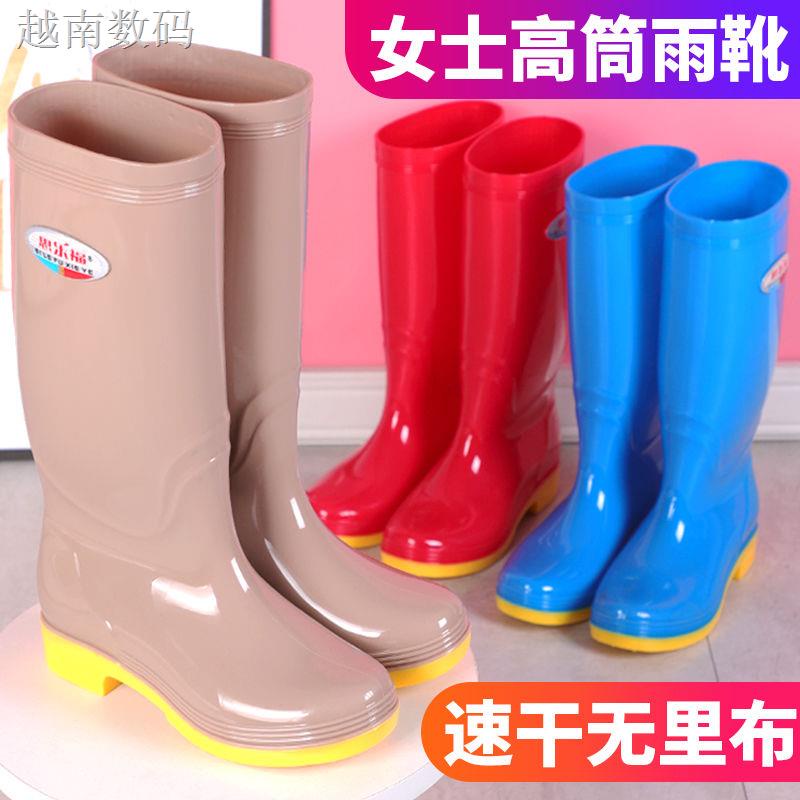 Giày Bốt Đi Mưa Cổ Cao Nhanh Khô Chống Thấm Nước Chống Trượt Cho Nữ | BigBuy360 - bigbuy360.vn