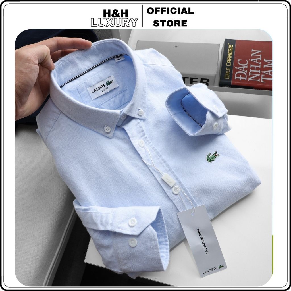 Áo sơ mi nam dài tay , áo sơ mi nam trơn chất liệu oxford cao cấp, trẻ trung lịch lãm