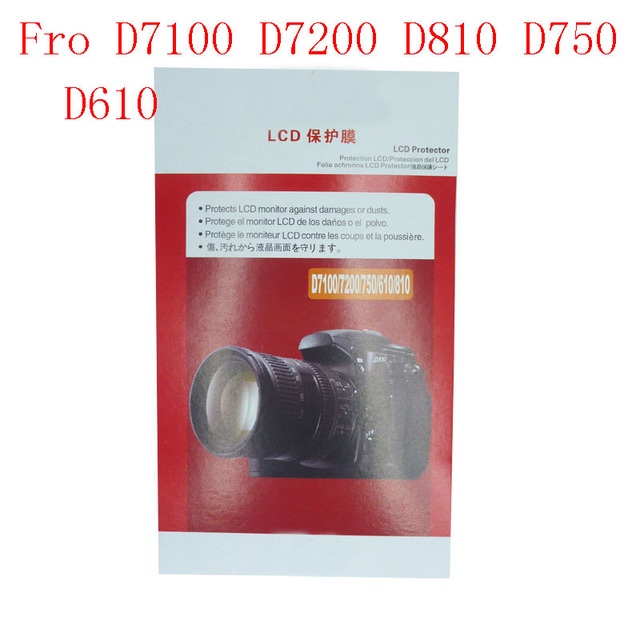 Set 2 Phim Dán Bảo Vệ Camera Bằng Pvc Mềm Cho Nikon D3200 D3400 D3500 D3300 D5300 D5500 D5400 D7100 D7200 D810 D750 D610
