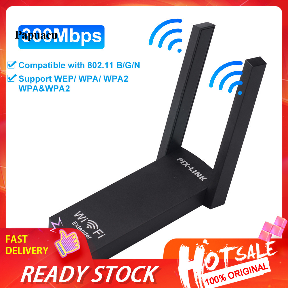 Bộ Khuếch Đại Tín Hiệu Wifi Không Dây Dn 300mbps